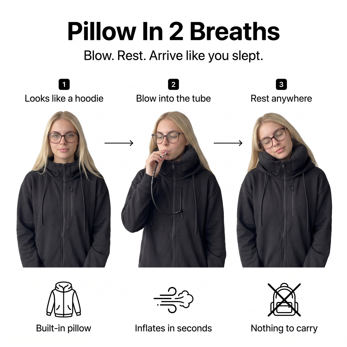 HoodRest™ Air Pillow Hoodie